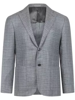 Пиджак в клетку Corneliani, серый