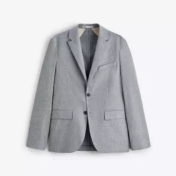 Пиджак Zara Houndstooth Suit, голубой