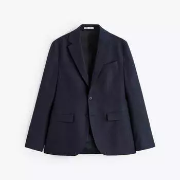 Пиджак Zara Linen Suit, синий