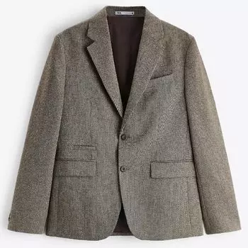 Пиджак Zara Textured Herringbone