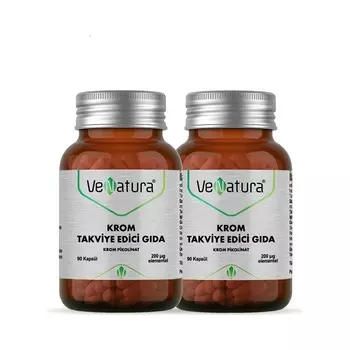 Пиколинат хрома Venatura, 2 упаковки по 90 капсул