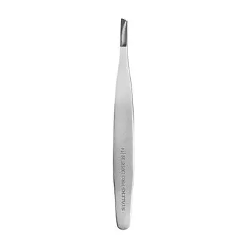 Пинцет для бровей Staleks EXPERT 20 TYPE, 3 широких, скошенных края