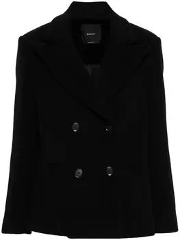 PINKO двубортное пальто, черный