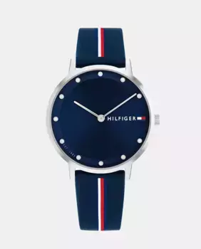 Pippa Le 1782736 многофункциональные синие силиконовые женские часы Tommy Hilfiger, синий