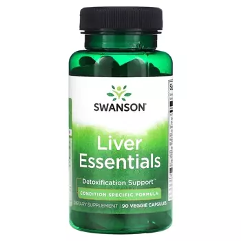 Пищеая добавка Swanson для печени, 90 растительных капсул