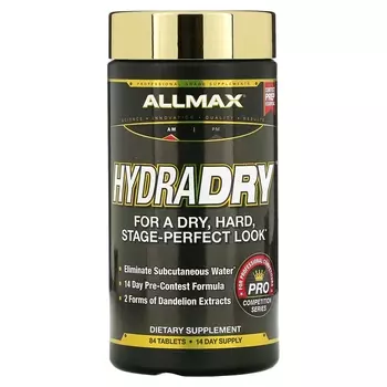 Добавка ALLMAX HydraDRY, 84 таблетки