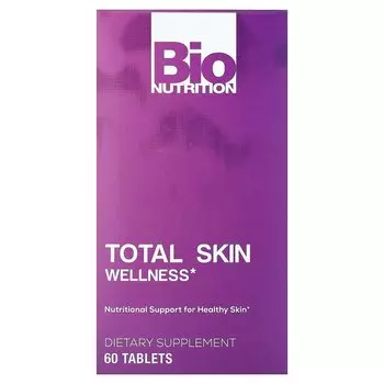 Добавка Bio Nutrition Total Skin Wellness, 60 таблеток