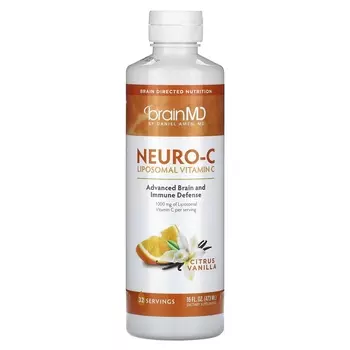 Добавка BrainMD Neuro-C со вкусом цитруса и ванили, 473 мл