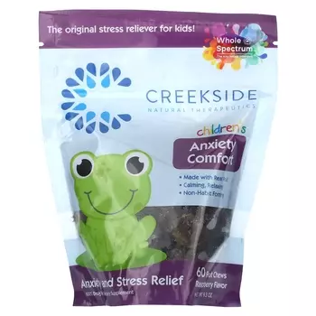 Добавка детская Creekside Natural Therapeutics с малиной, 60 таблеток