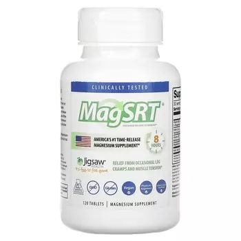 Добавка Jigsaw Health MagSRT с магнием, 120 таблеток