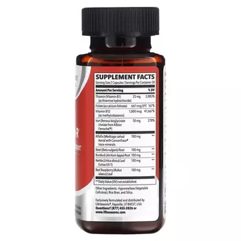 Добавка LifeSeasons Blood Nourish-R, 60 капсул