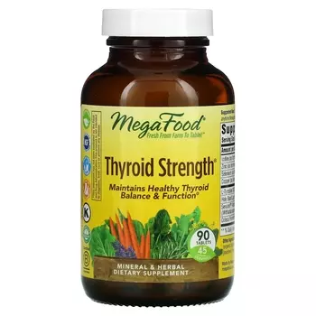 Пищевая Добавка MegaFood Thyroid Strength, 90 таблеток