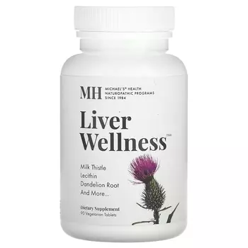 Добавка Michael's Naturopathic Liver Wellness, 90 вегетарианских таблеток