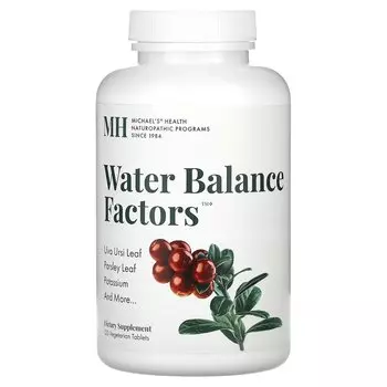 Добавка Michael's Naturopathic Water Balance Factors, 120 таблеток