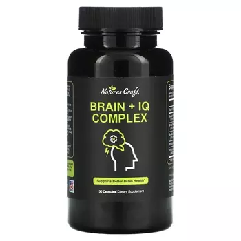 Добавка Nature's Craft Brain IQ Complex, 30 капсул