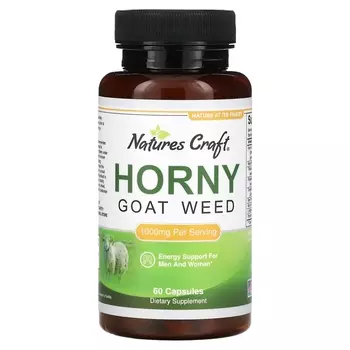 Добавка Natures Craft Horny Goat Weed, 60 капсул