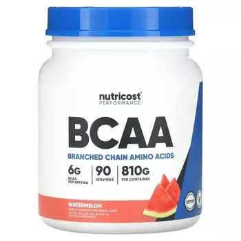Добавка Nutricost Performance BCAA со вкусом арбуза, 810 г