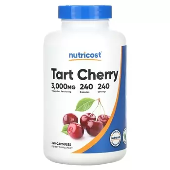 Добавка Nutricost Tart Cherry 3000 мг, 240 капсул