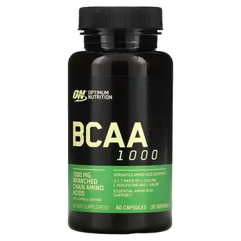 Добавка Optimum Nutrition BCAA 1000, 60 капсул