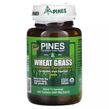 Добавка Pines International Wheat Grass, 100 таблеток