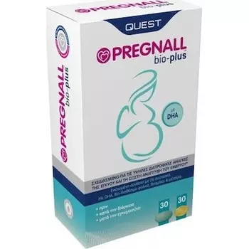 Пищевая добавка Pregnal Bio Plus Multivitamins - 30 капсул и 30 таблеток Quest