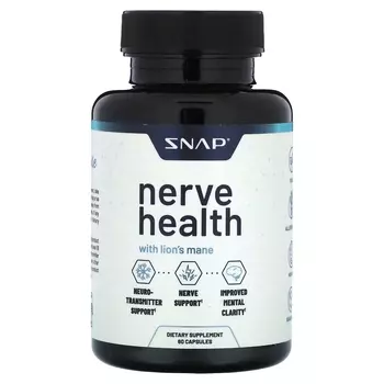 Добавка Snap Supplements Nerve Health, 60 капсул