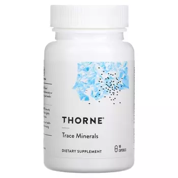 Добавка Thorne Trace Minerals без глютена, 90 капсул