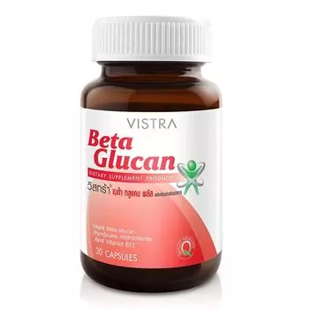 Добавка Vistra Beta Glucan, 30 капсул