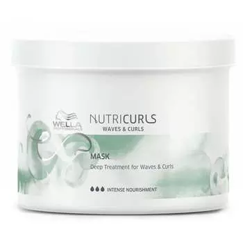 Питательная маска для вьющихся волос 500мл Wella NutriCurls
