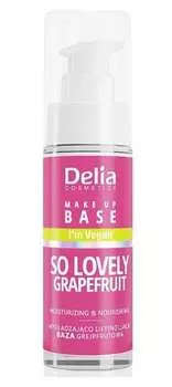 Питательная основа под макияж с грейпфрутом, 30 мл Delia, So Lovely, Delia Cosmetics