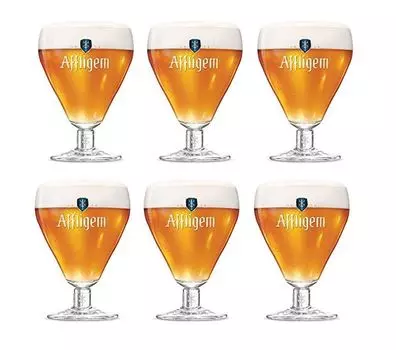 Пивные бокалы Affligt 300 мл - 6 шт Brouwerij Roman, прозрачный