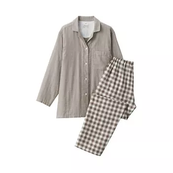 Пижама бесшовная Muji женская, светло-желтый