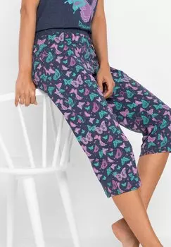 Пижама Capri bonprix, синяя