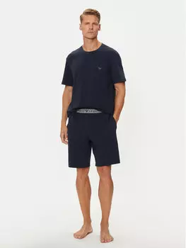 Пижама Emporio Armani Underwear, синий