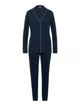 Пижама Hanro Natural Comfort, темно-синий