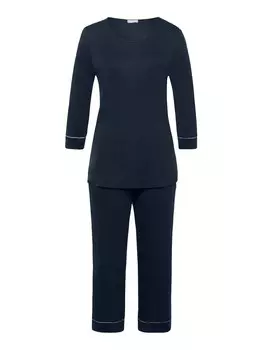 Пижама Hanro Natural Comfort, темно-синий