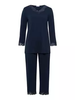 Пижама Hanro Natural Elegance, темно-синий