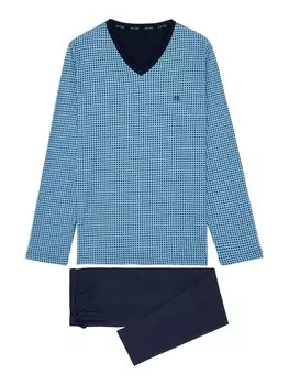 Пижама HOM Long Pajamas Mayron, синий