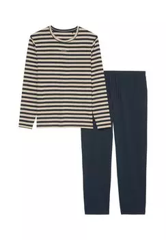 Пижама из натурального джерси Marc O'Polo, цвет Jonesboro Cream Dark Navy