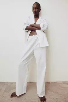 Пижама из сирсакера H&M, белый
