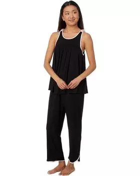 Пижама Kate Spade New York Black Cropped, черный
