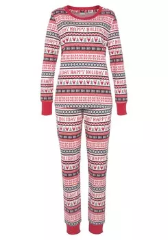 Пижама LASCANA, цвет bright red