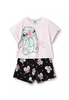 Пижама LILO STITCH DISNEY SHORT SET United Colors of Benetton, фуксия