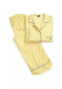Пижама Madison PJ Set - Рубашка в полоску POLO RALPH LAUREN, лимонный