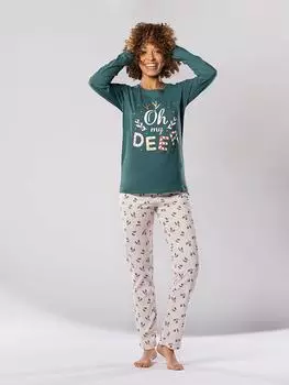 Пижама Melissa Brown, цвет grn/creme