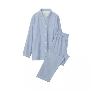Пижама Muji с боковыми швами, темно-синий