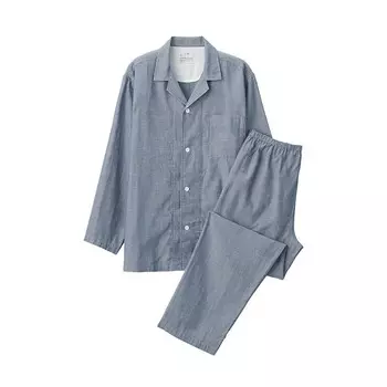 Пижама мужская Muji двухслойная, темно-синий