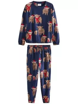 Пижама Next Pajama, темно-синий