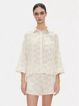Пижама обычного кроя YI80048 Dkny, бежевый
