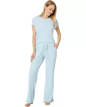 Пижама P.J. Salvage Loungewear Sunshine Fields Pajama Pj Set, цвет Light Sky